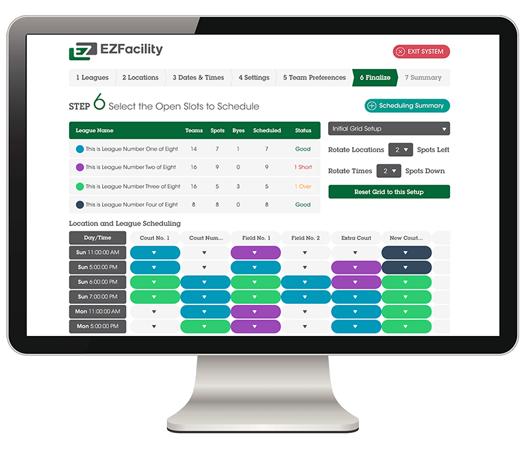 EZ Leagues Scheduling
