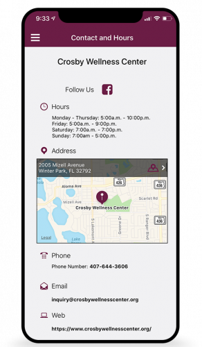 Branded App Location Screen